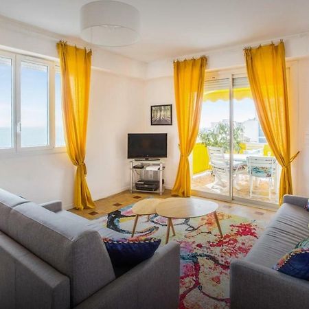 Stunning 2 Bed Flat Nice Front Of The Beach Seaview Daire Dış mekan fotoğraf